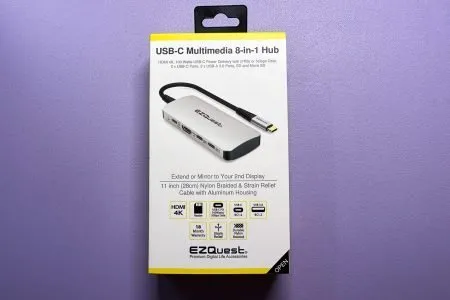 EZQuest USB-C Multimedia 8-in-1 Hub
